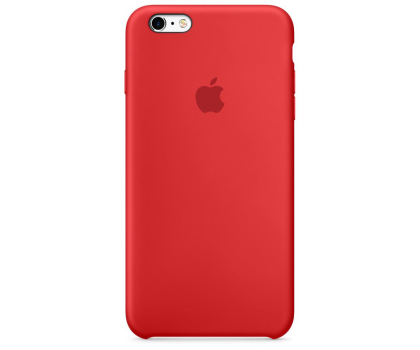 Etui do telefonów Apple iPhone 6s Plus Silicone Case czerwony